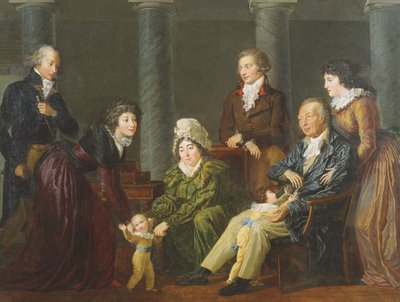 Portrait de la famille - Jean Baptiste Frederic Desmarais